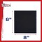 8 X 8 Inch Black Professional Art Canvas Board Panels 6 Pack - 8 Ounce Heavyweight Cotton Acid Free Canvases for Painting Acrylics and Watercolor (1 Case of 6 Single Canvas Painting Panels)